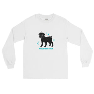 King of This Castle Dog - Men’s Long Sleeve Shirt