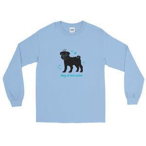 King of This Castle Dog - Men’s Long Sleeve Shirt