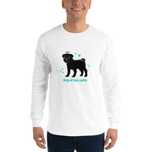 Load image into Gallery viewer, King of This Castle Dog - Men’s Long Sleeve Shirt