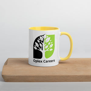 Oplex Careers Mug with Colour Inside